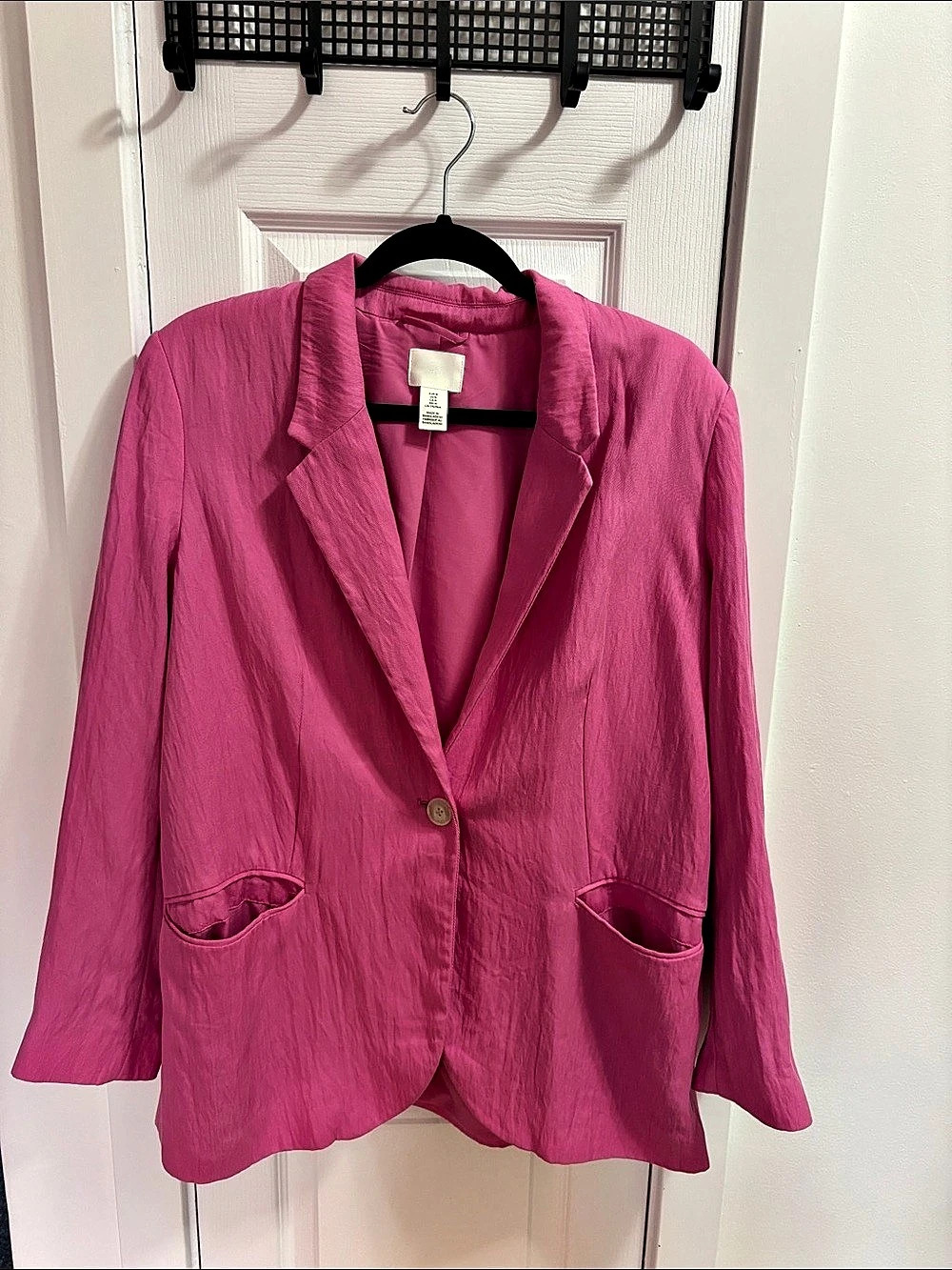 H&Medium Blazer in Pink Size Medium Like New